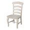 International Concepts Set of 2 Country French Chairs with Solid Seats, Unfinished C-219P - alternate 7